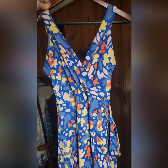 Market & Spruce Blue Floral Maxi Dress - Picture 6 of 7